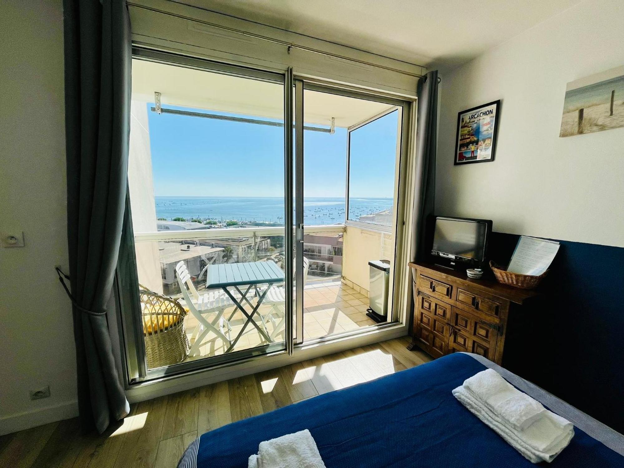 Studio Vue Mer-Port Arcachon Bagian luar foto